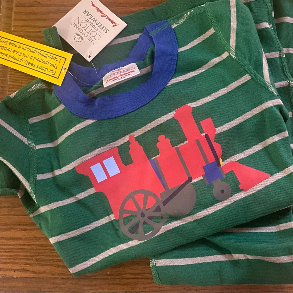 Boys size 8 Hanna Andersson pajama set NWT’s
